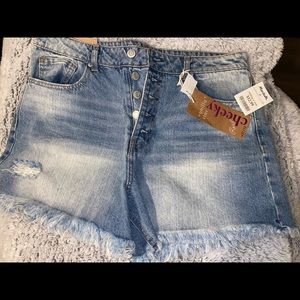 Size 13 high waisted shorts